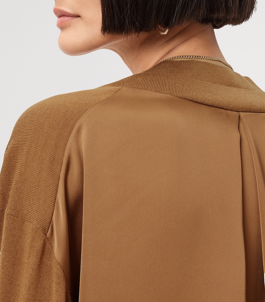 Wool Bern Sweater CARAMEL BROWN Image 8