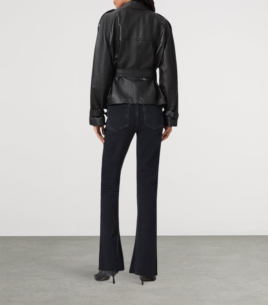 Maisie Flared Jeans BLUE BLACK Image 4