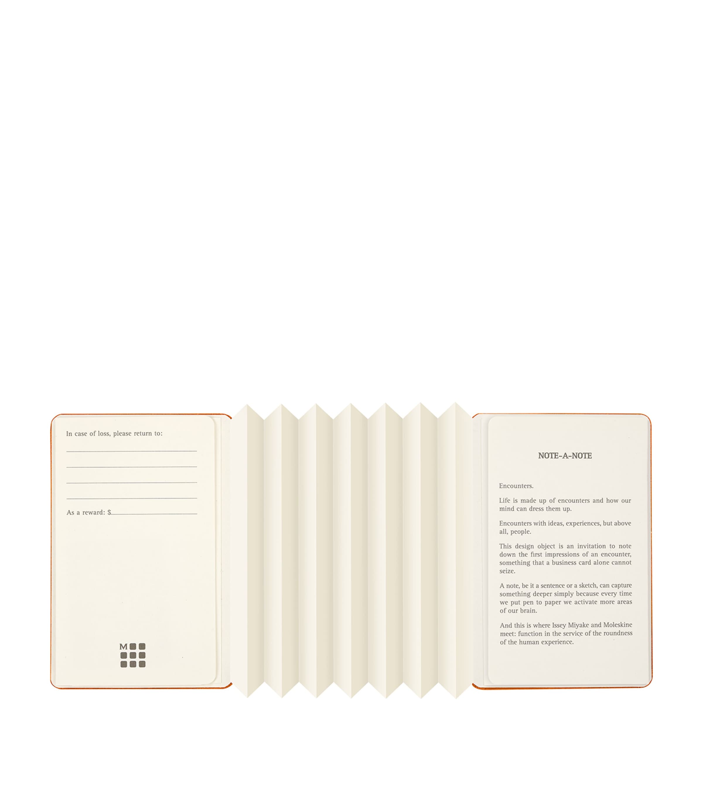 x Miyake Design Studio Business Card Holder ORANGE Image 5