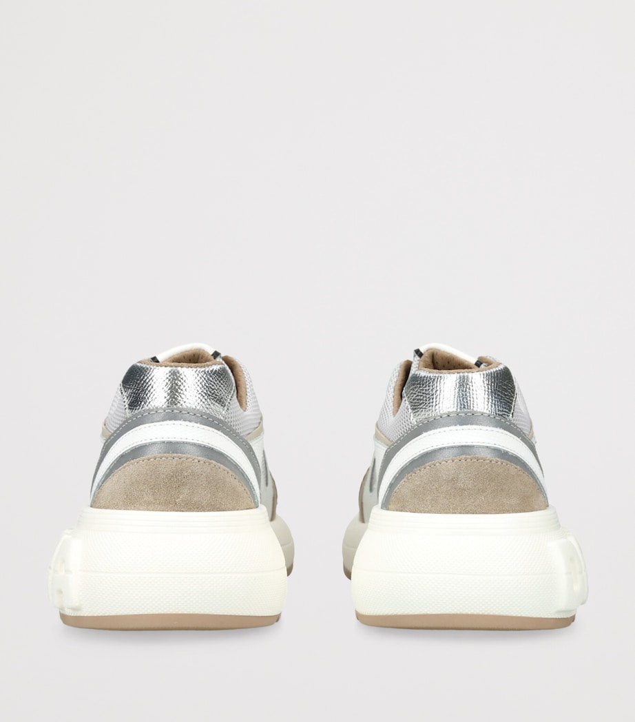 Mesh Drawstring Sneakers WHITE/OTH Image 2