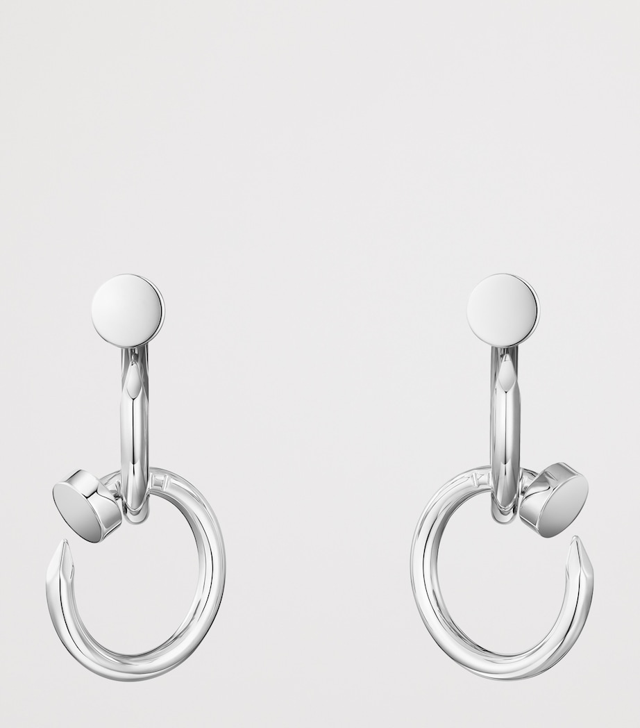 White Gold Juste un Clou Earrings WHITE GOLD Image 8