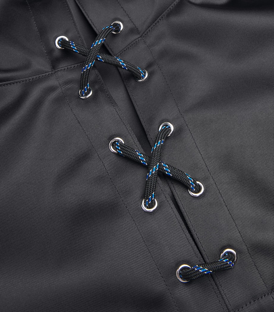 x Wales Bonner Hooded Sailor Jacket BLACK Image 5