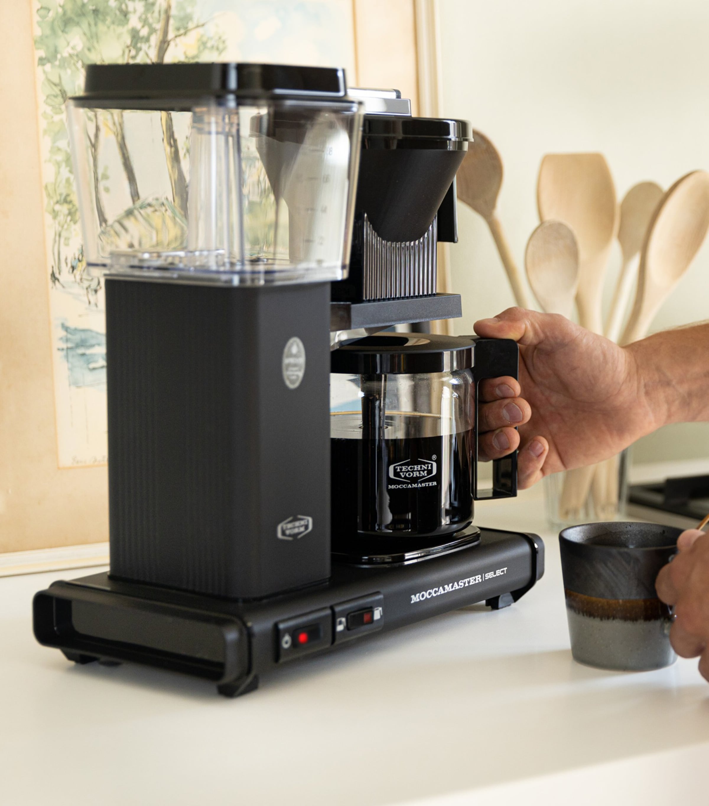 Moccamaster KBG Select Filter Coffee Machine Matt Black Image 2
