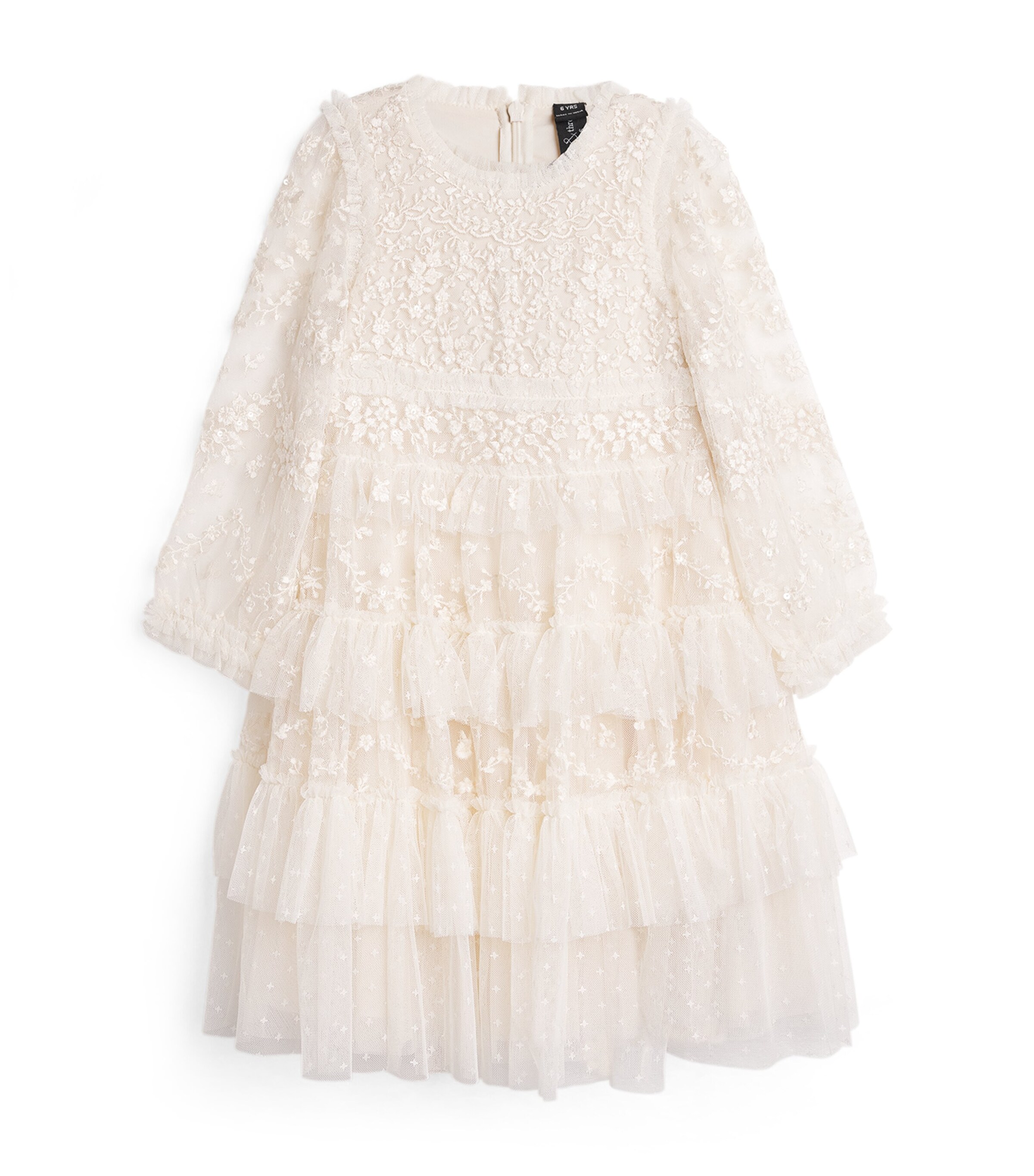 Needle & Thread Embroidered Blossom Lace Dress (3-12 Years) | Girls Clothing | Dresses | Designers | Needle Thread