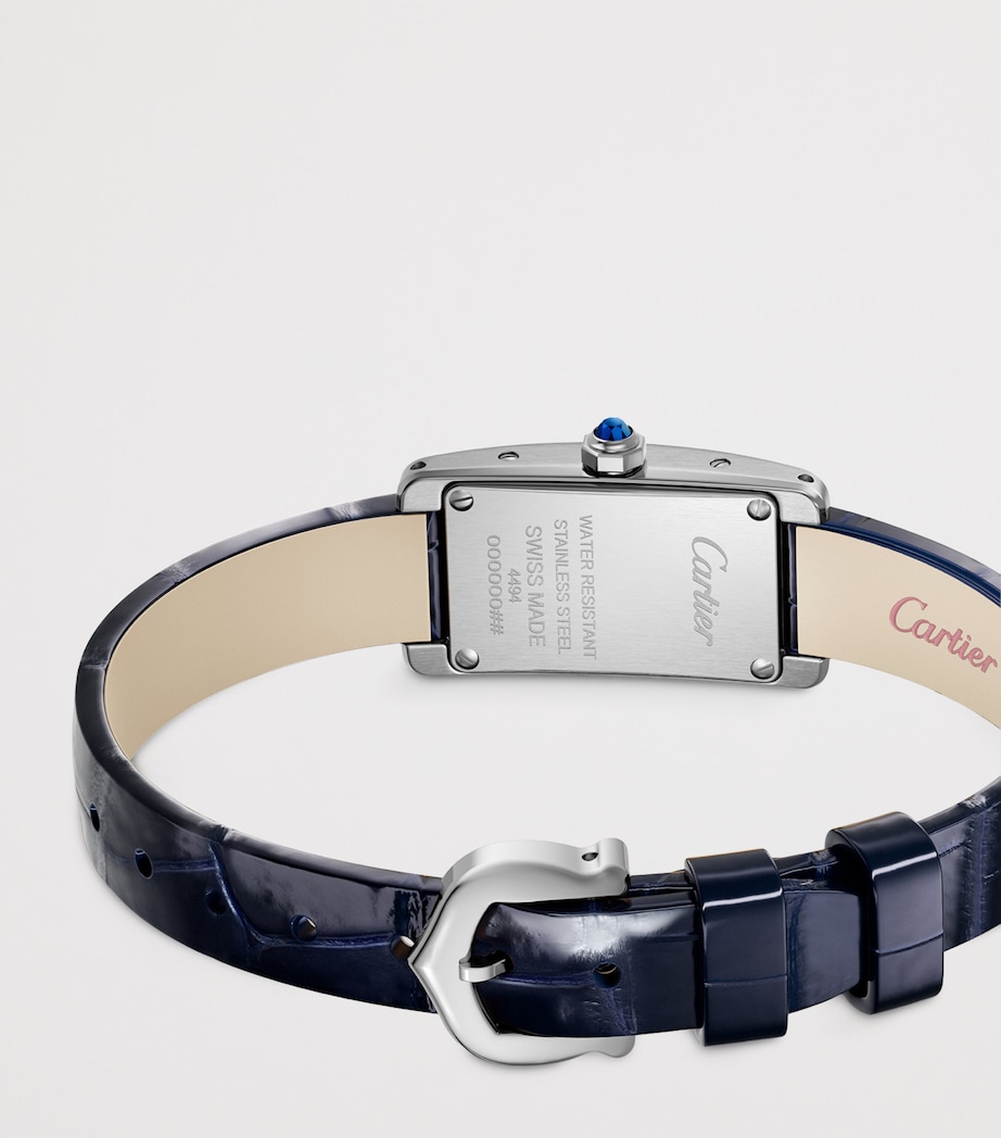 Cartier Mini Steel Tank Américaine Watch 15.2mm Silver Image 5