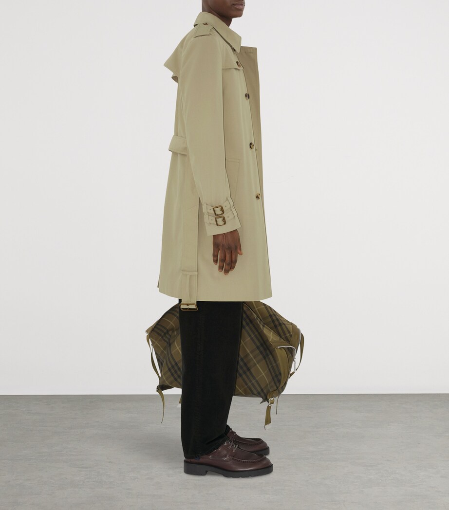 Cotton Gabardine Slim Trench Coat SKYLARK Image 3