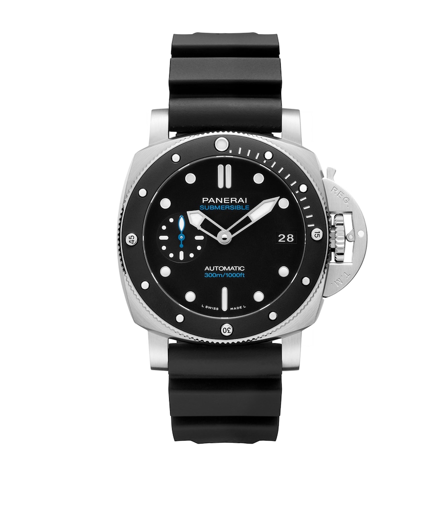 Panerai Stainless Steel Submersible Watch 42mm Black Image 1