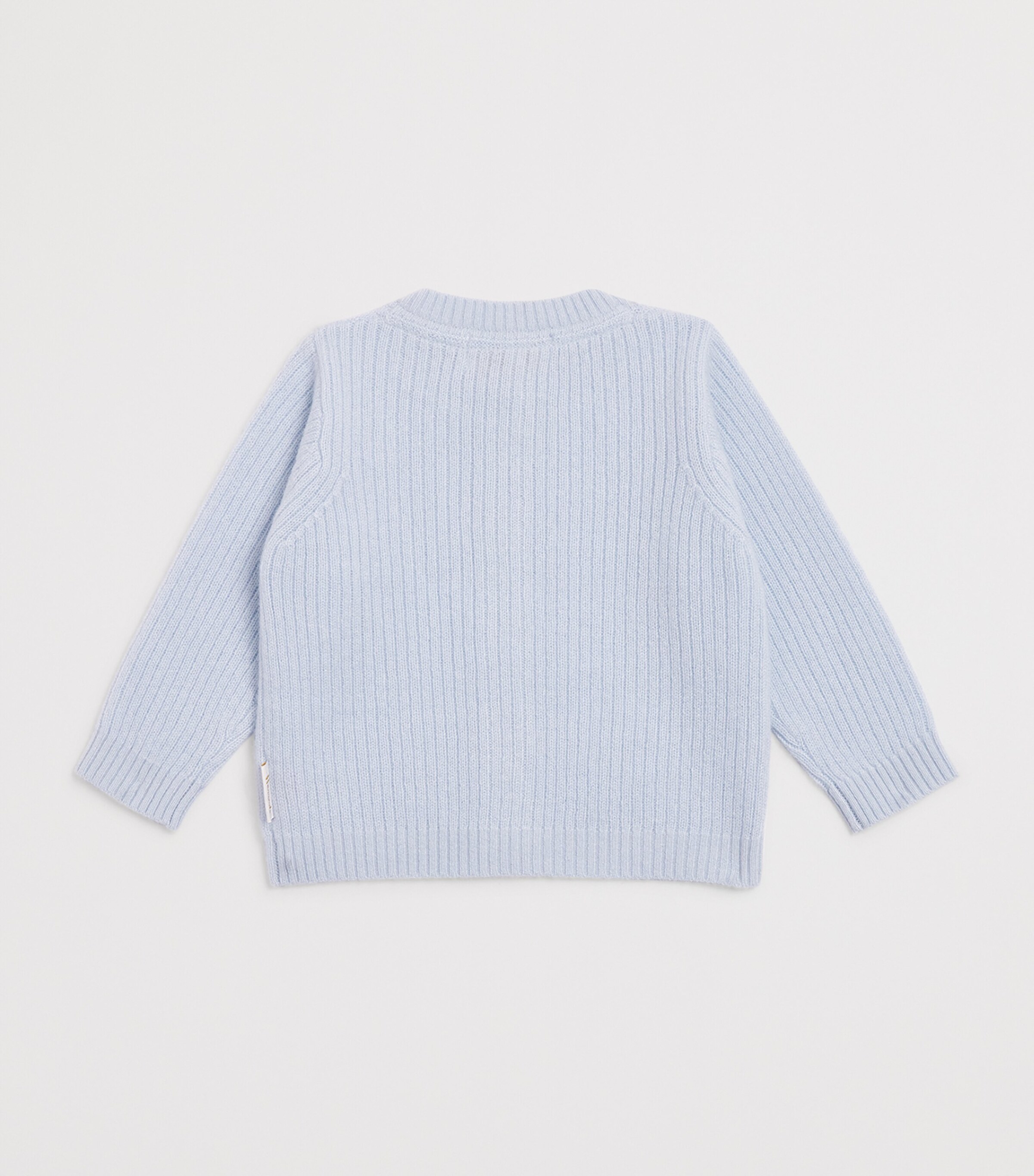 Cashmere Cable-Knit Cardigan (0-18 Months) BLUE Image 2