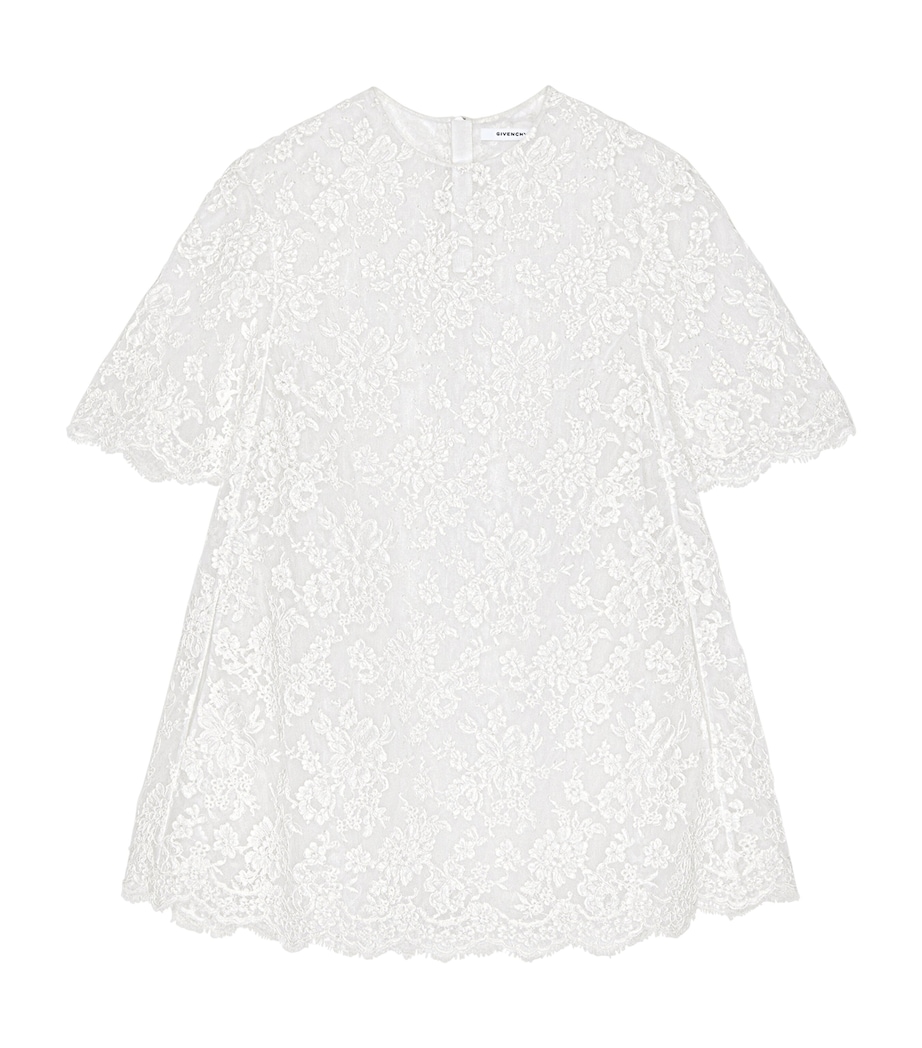 Givenchy Womens Lace Floral Mini Dress Image 1