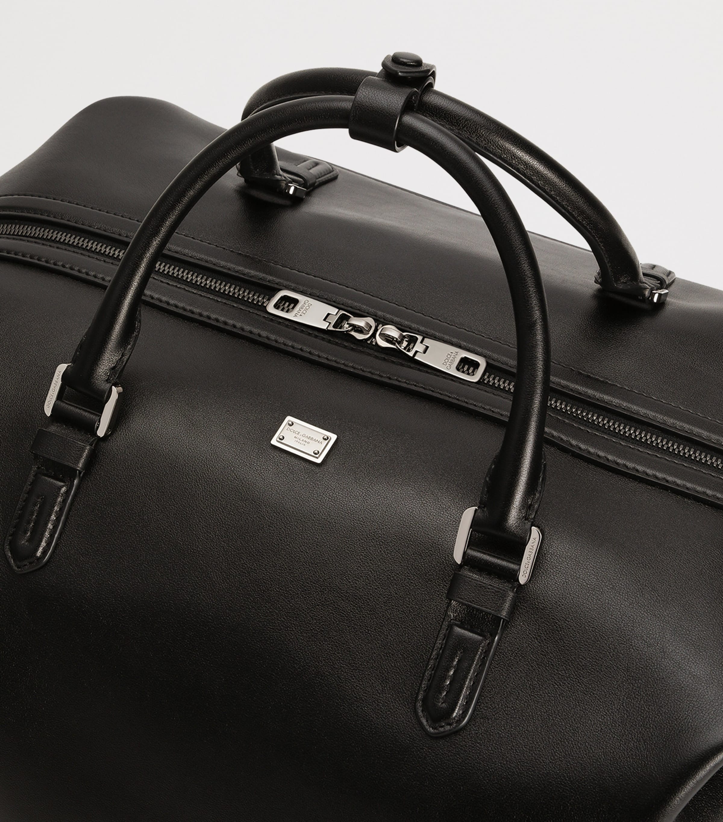 Leather Roma Holdall 80999-BLACK Image 5