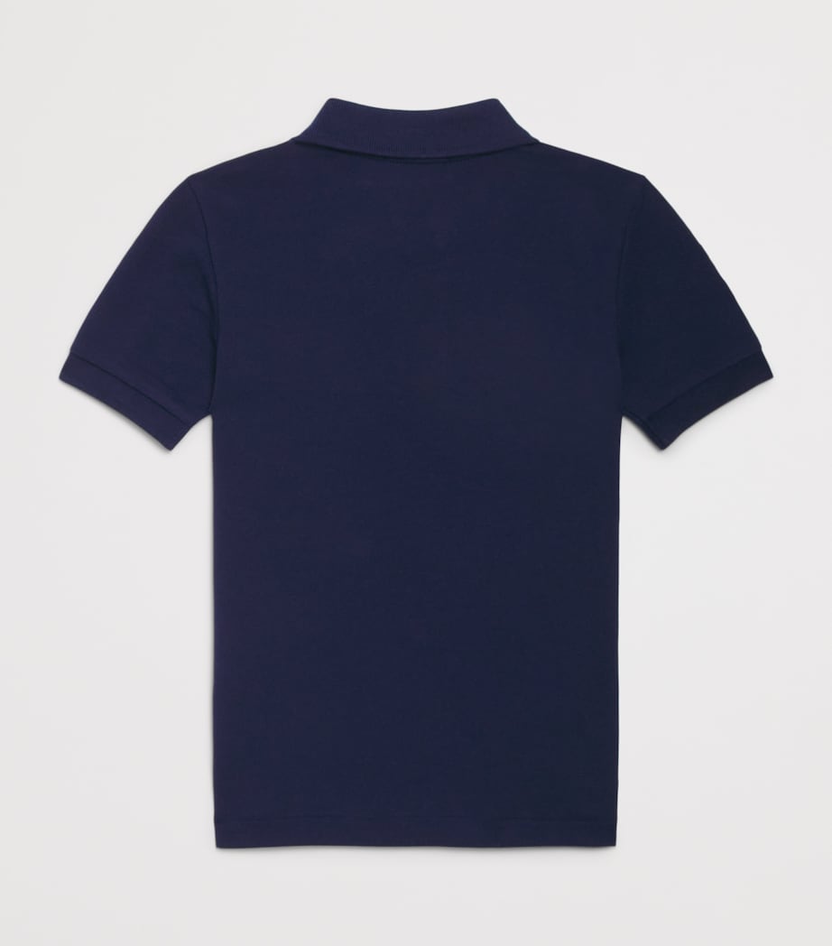 Ralph Lauren Kids Cotton Mesh Big Pony Polo Shirt (2-4 Years) Navy Image 2