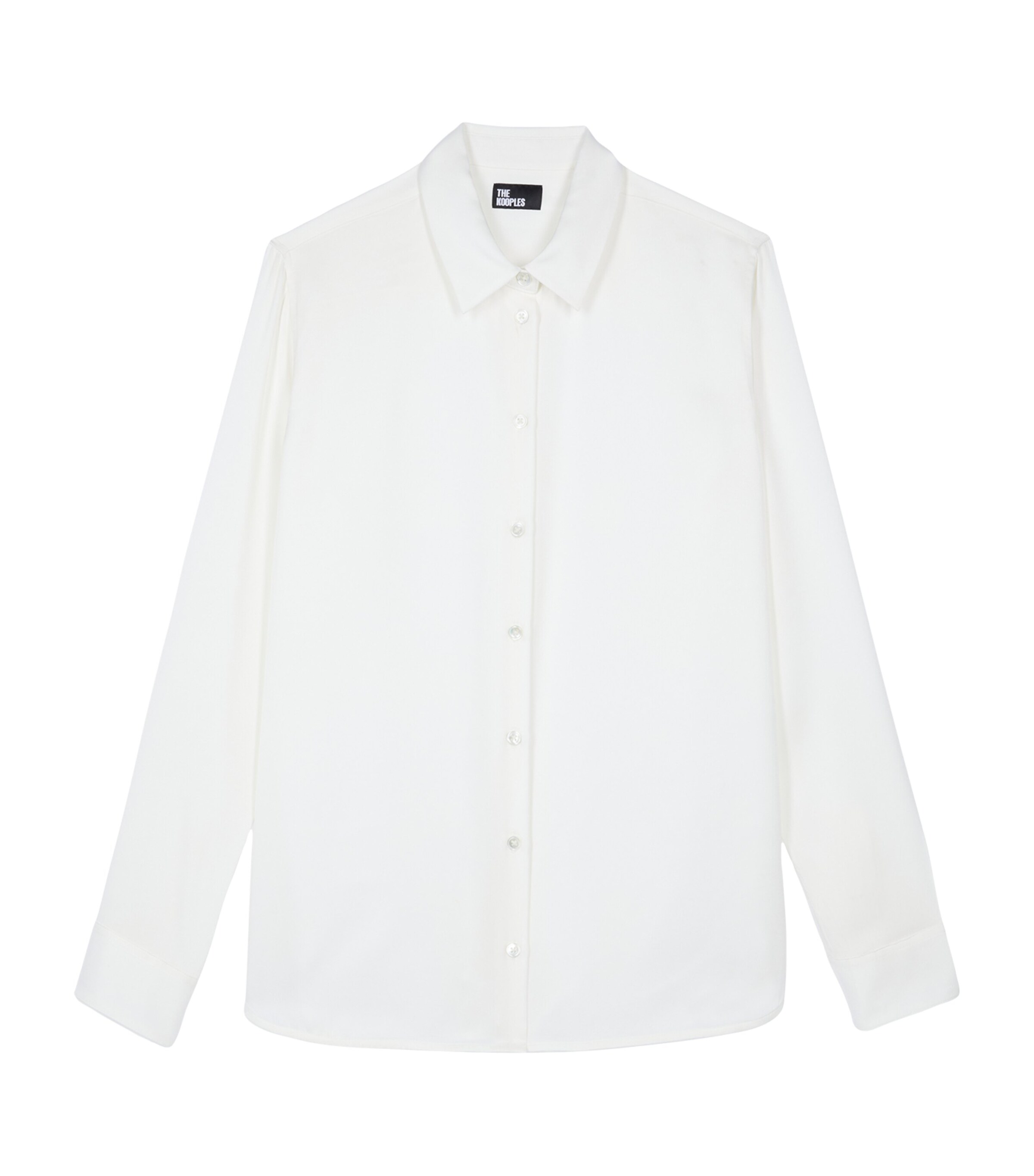 The Kooples Silk Shirt In White