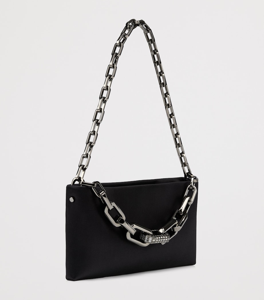 Maykimay Chain Silk Crepe Shoulder Bag BK01 Image 2