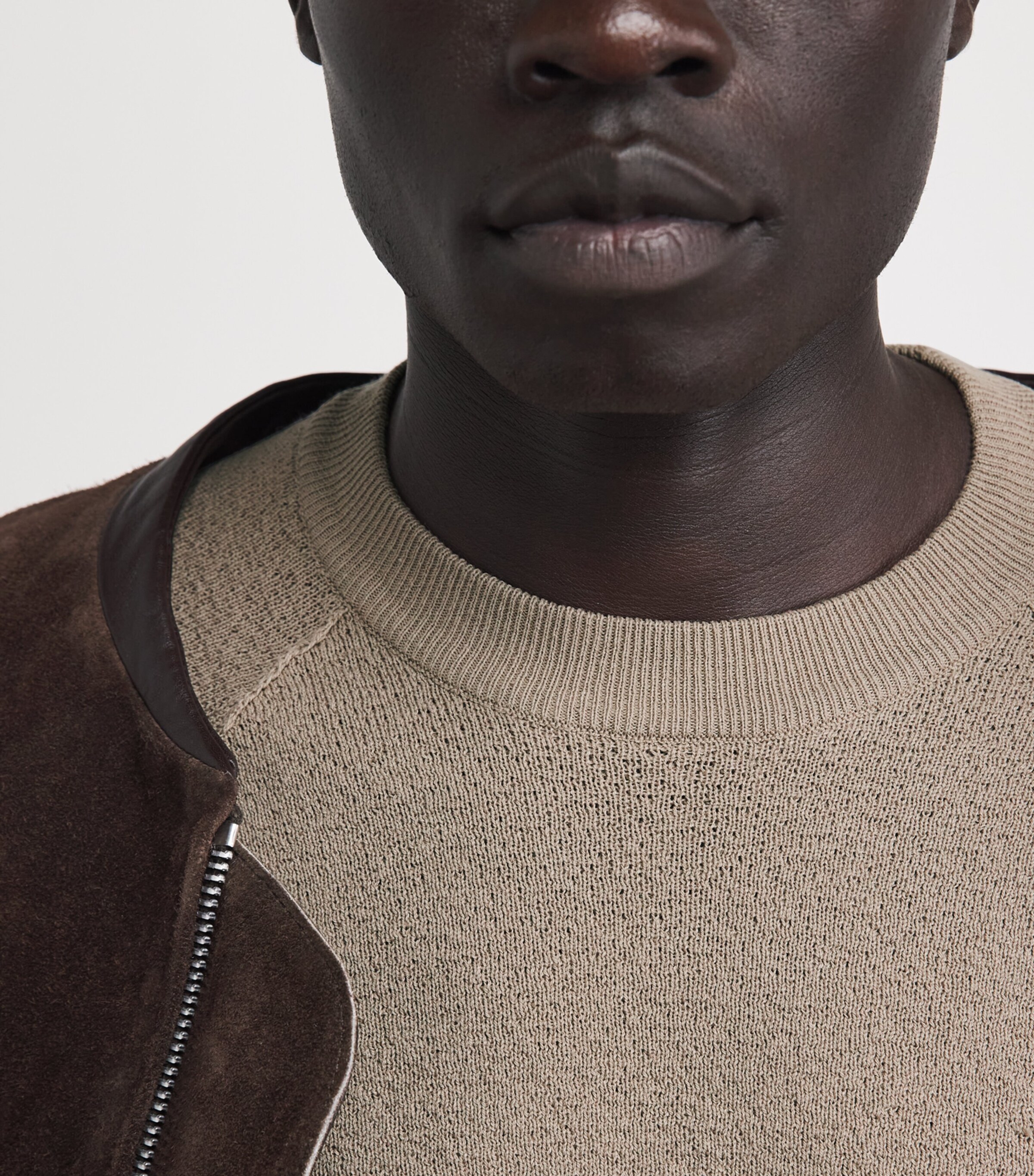 Stone Island Mens Raw Organic Cotton Sweater Image 3