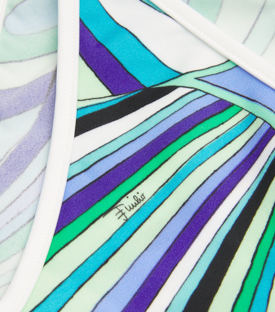 Iride Print Bikini Bottoms 059 VERDE/LILLA Image 4