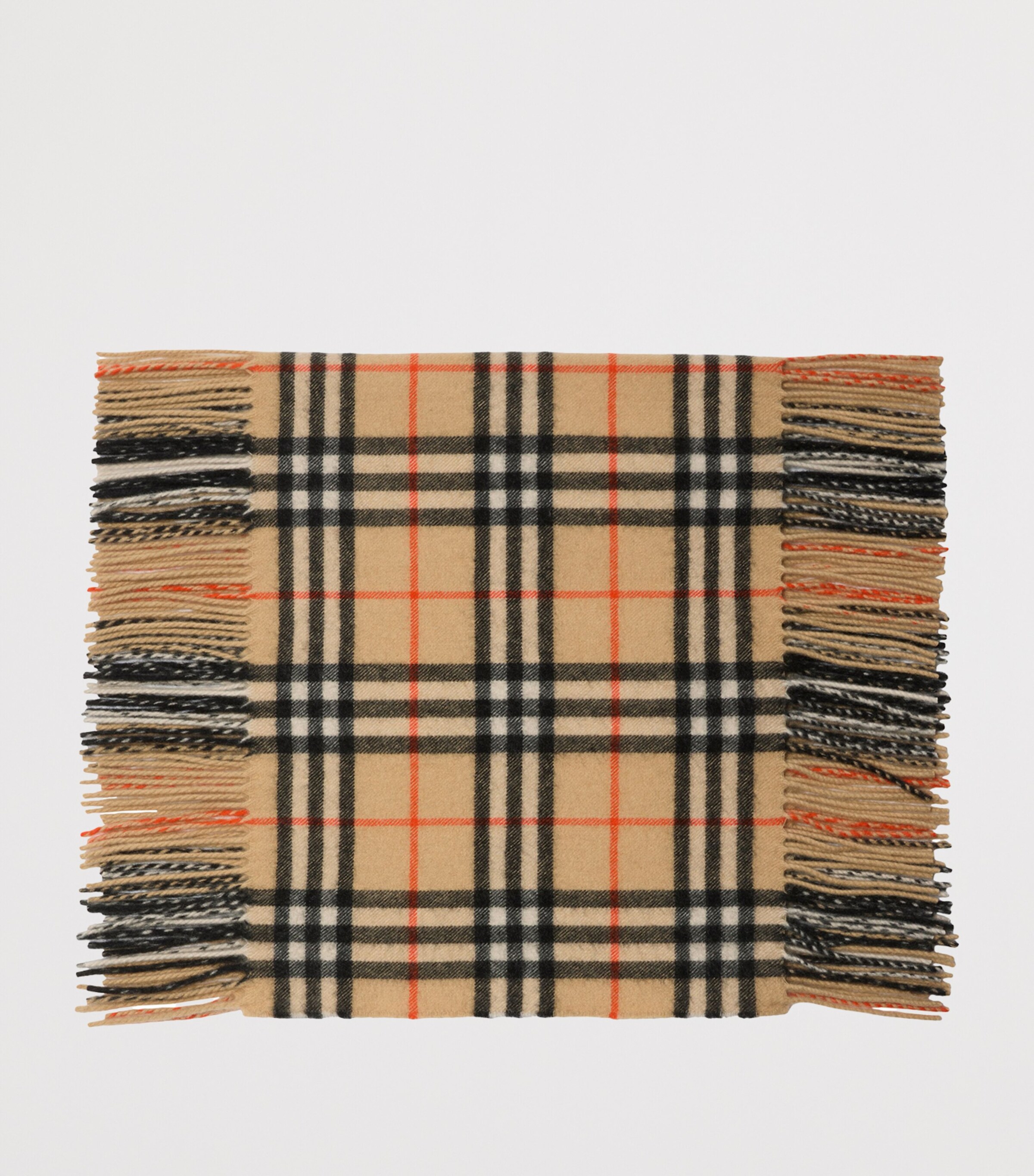 Burberry Cashmere Check Happy Scarf Sand Image 2