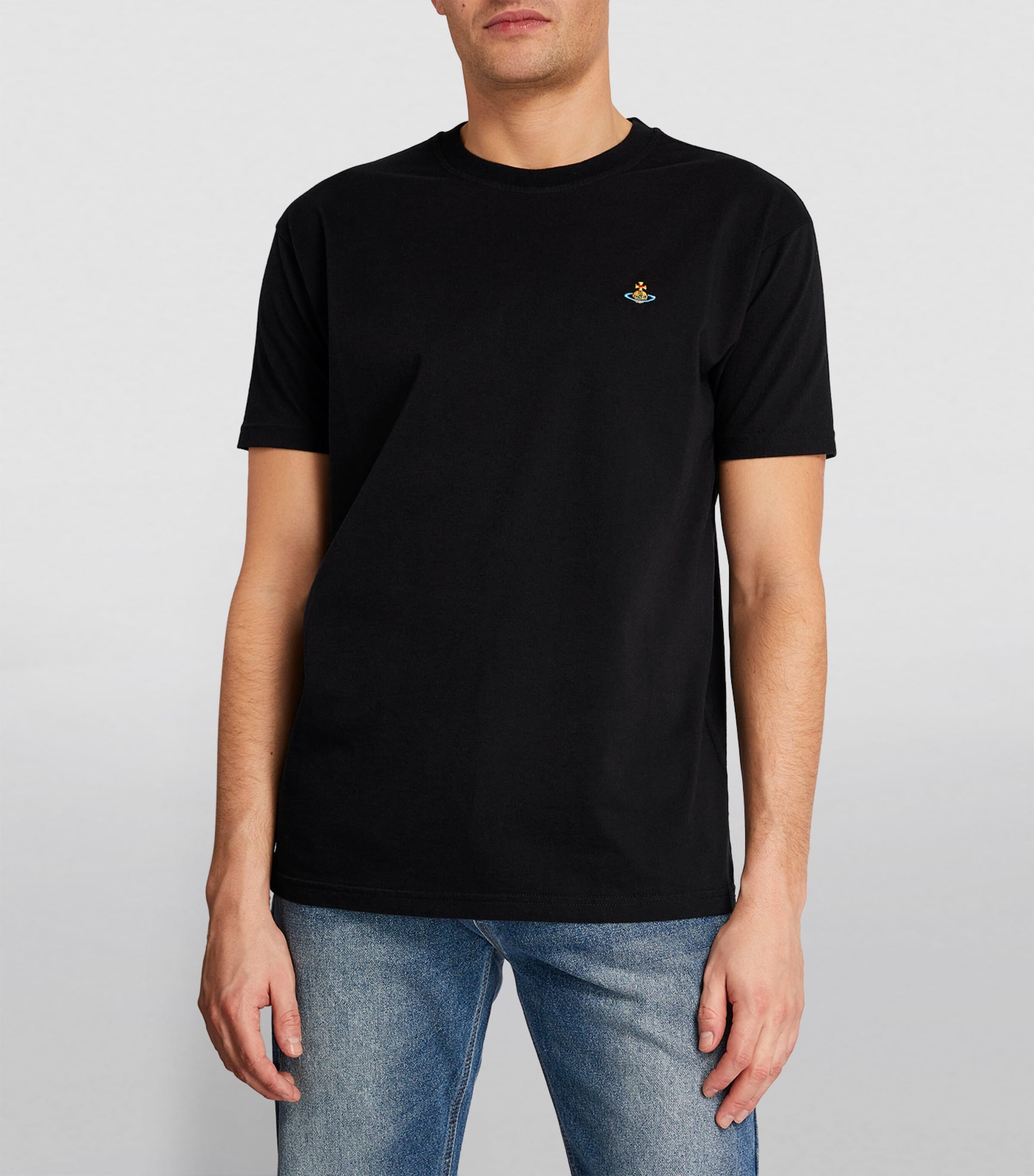 Cotton Orb T-Shirt N401 BLACK Image 3