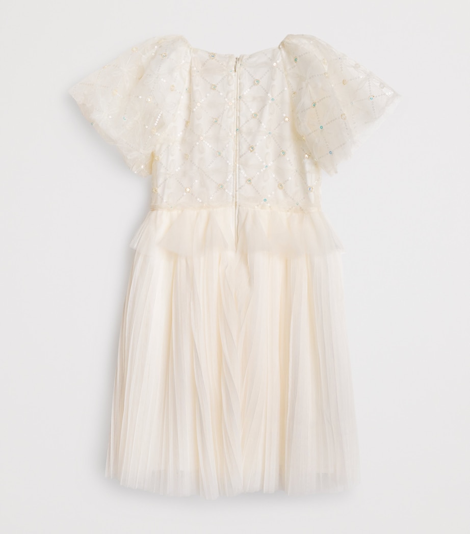 Tulle Sequinned Peplum Dress (4-12+ Years) CHAMPAGNE Image 2