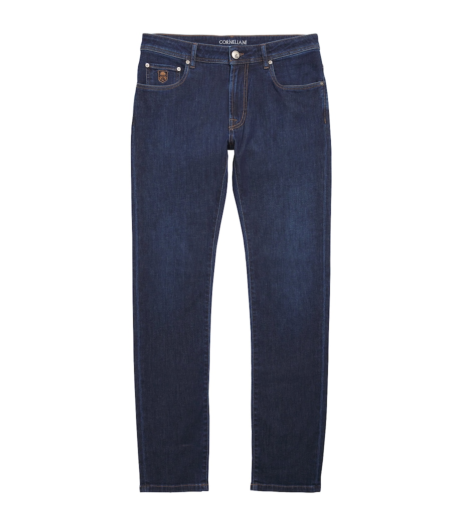Straight-Fit Jeans 002 DARK BLUE Image 1