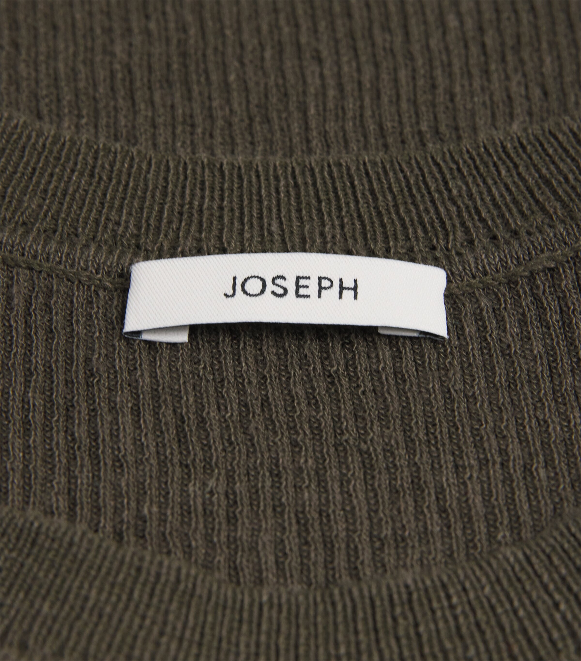 Joseph Womens Knitted Belarb T-Shirt Palm Leaf Image 6