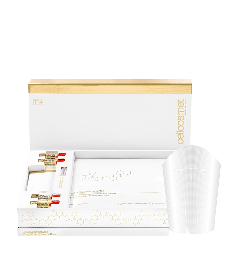 CellEctive CellCollagen Face and Neck Mask (4 x 1.5ml) NO COLOUR Image 1
