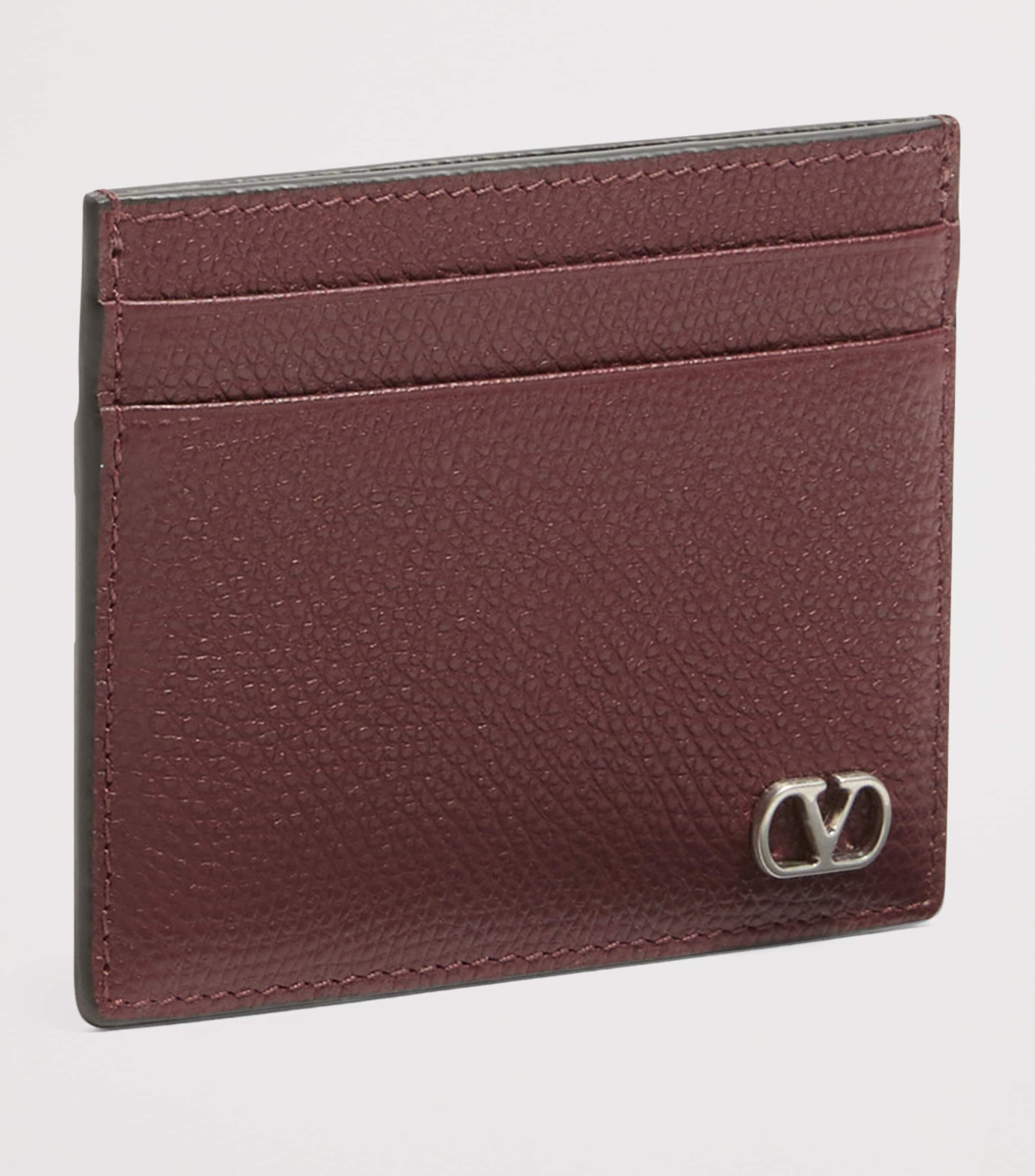 Valentino Garavani Leather VLogo Signature Card Holder Afd Image 3