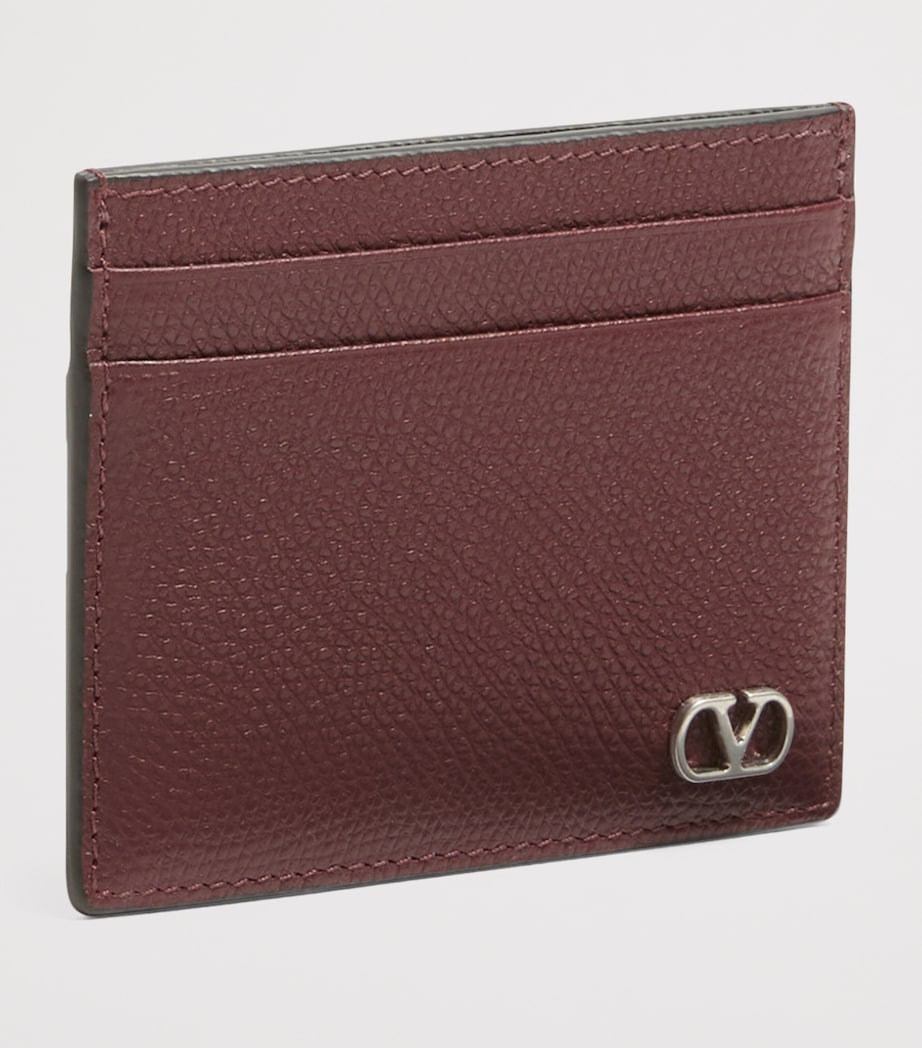 Valentino Garavani Leather VLogo Signature Card Holder Afd Image 3