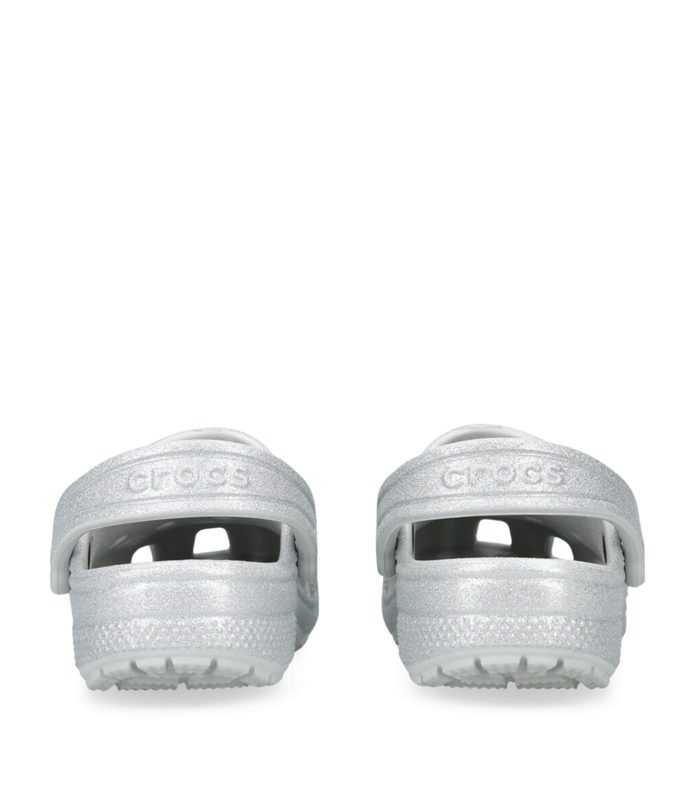 CROCS KIDS Classic Glitter Clogs Silver Image 2