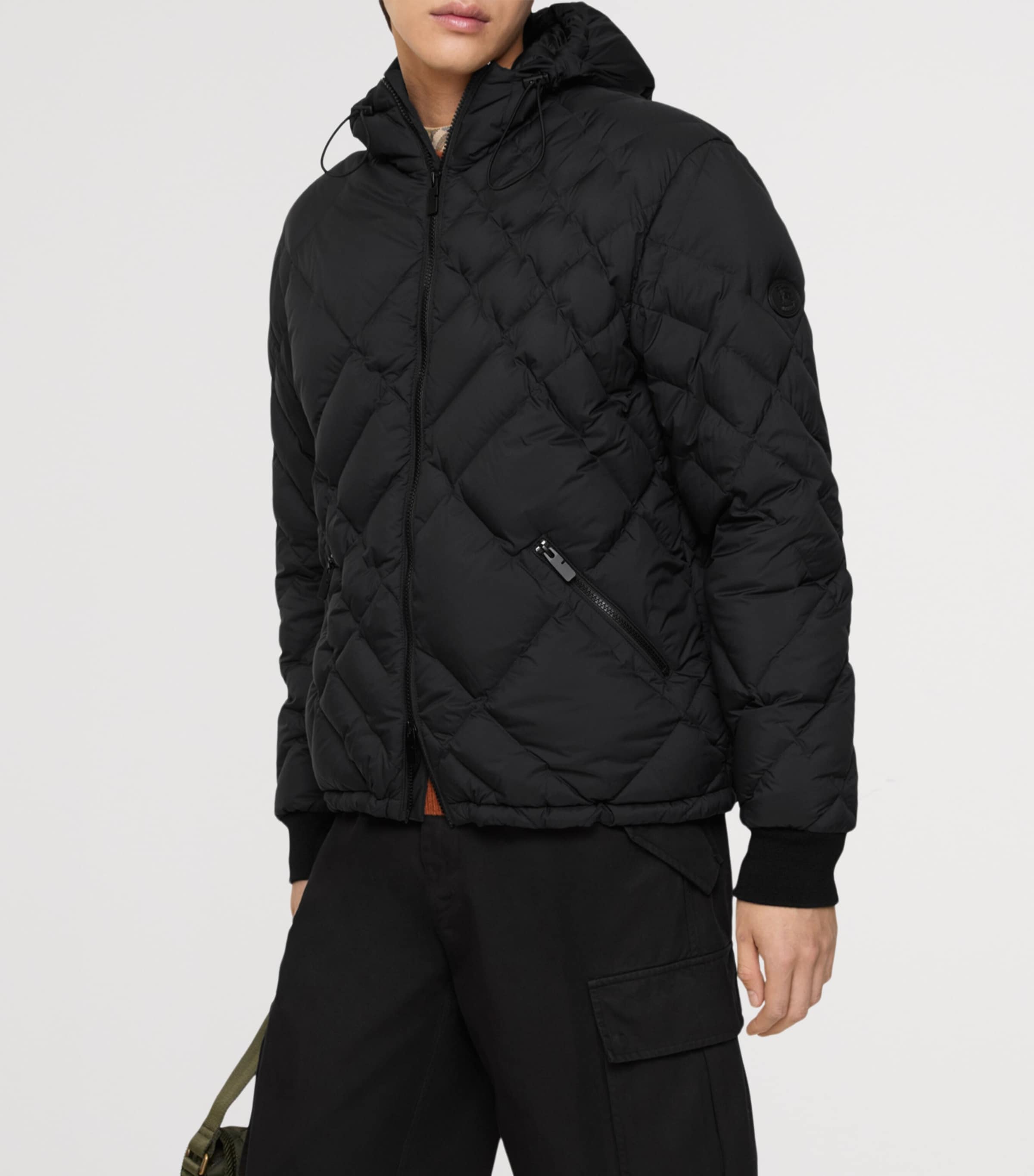 Check Doversgreen Puffer Jacket BLACK Image 2