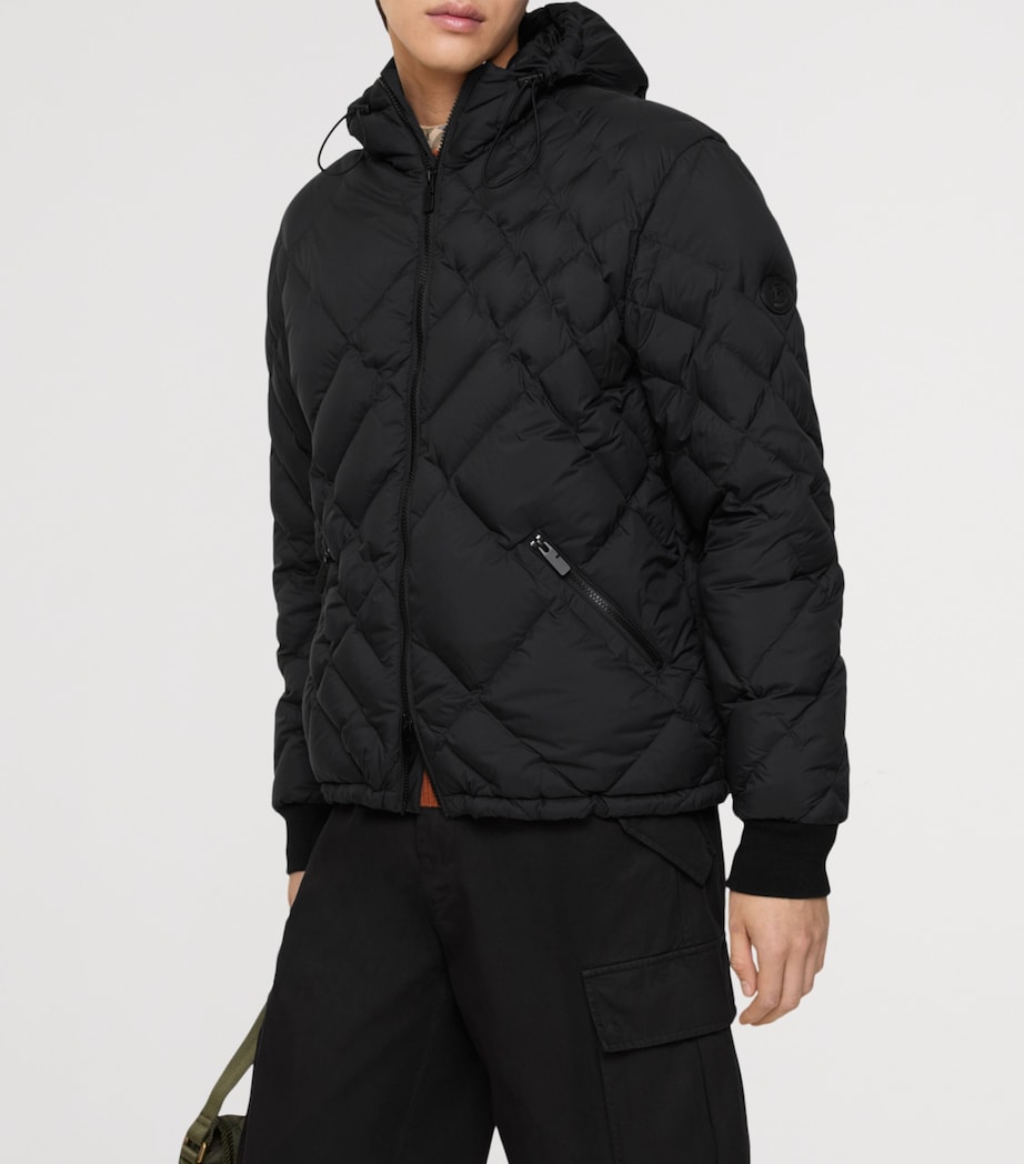Check Doversgreen Puffer Jacket BLACK Image 2