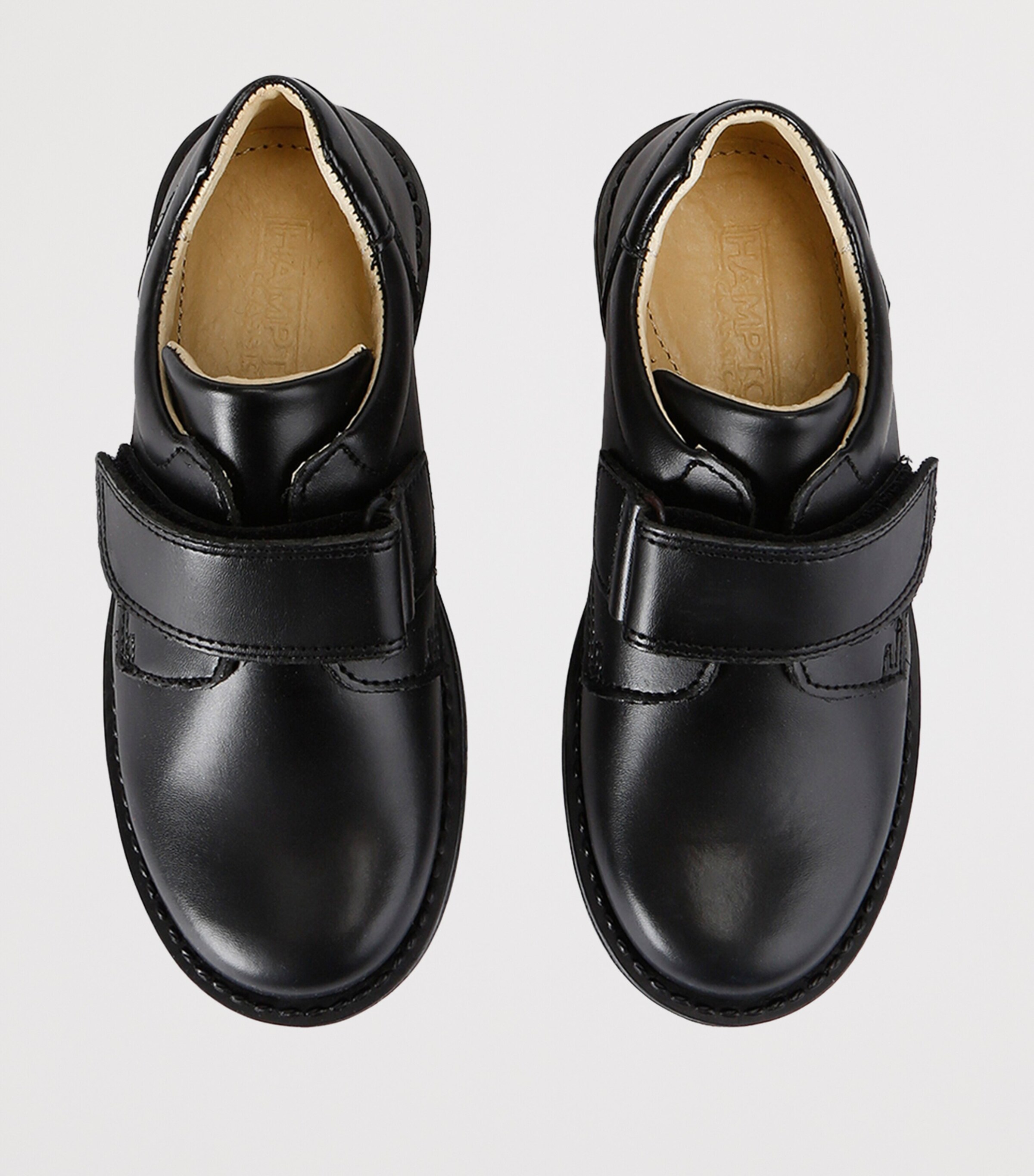 Leather George School Shoes BLACK Image 4