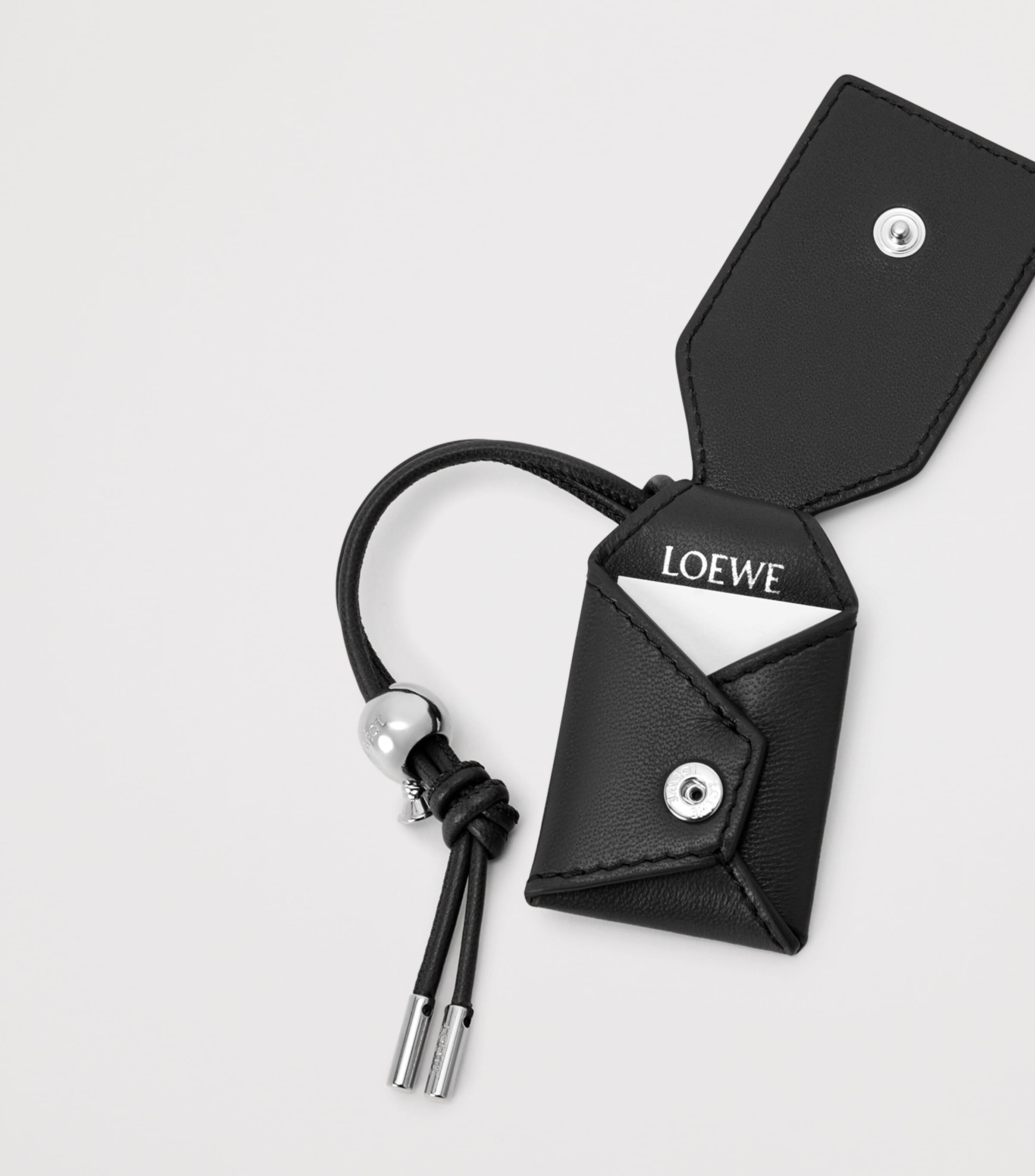 LOEWE Womens Medium Leather Featherlight Puzzle Top-Handle Bag Black Image 13