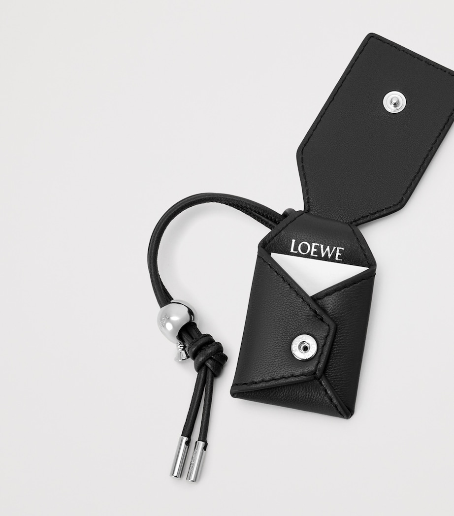 LOEWE Womens Medium Leather Featherlight Puzzle Top-Handle Bag Black Image 13