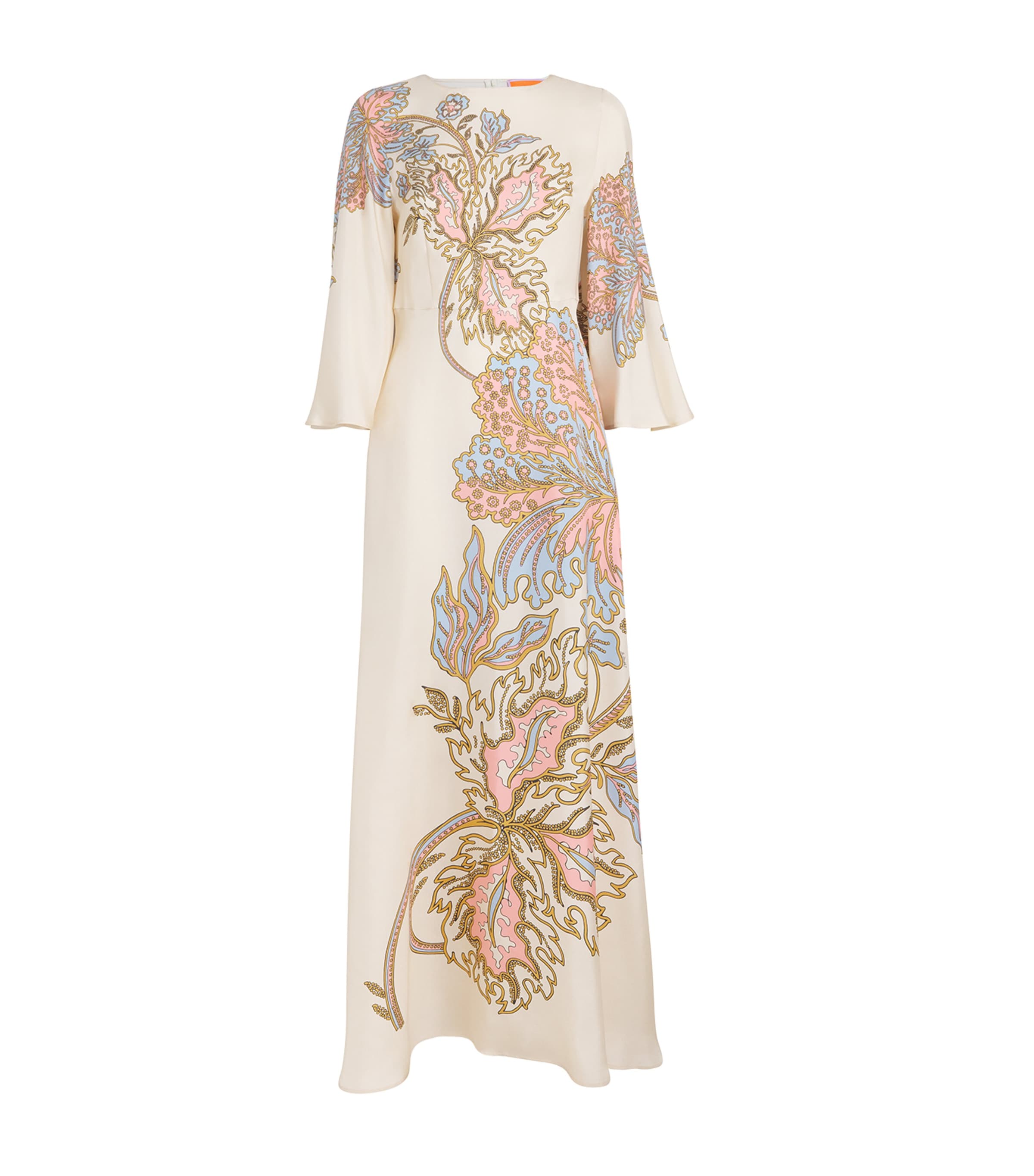 La Doublej Womens Silk Sorella Kaftan Maxi Dress Swathe Placée Image 1