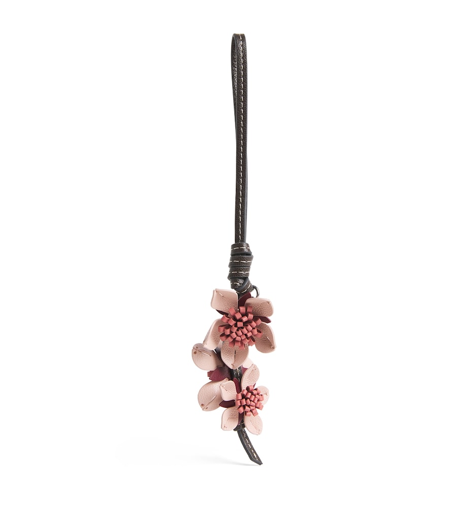 Anya Hindmarch Leather Sakura Charm Shell Pink Image 1