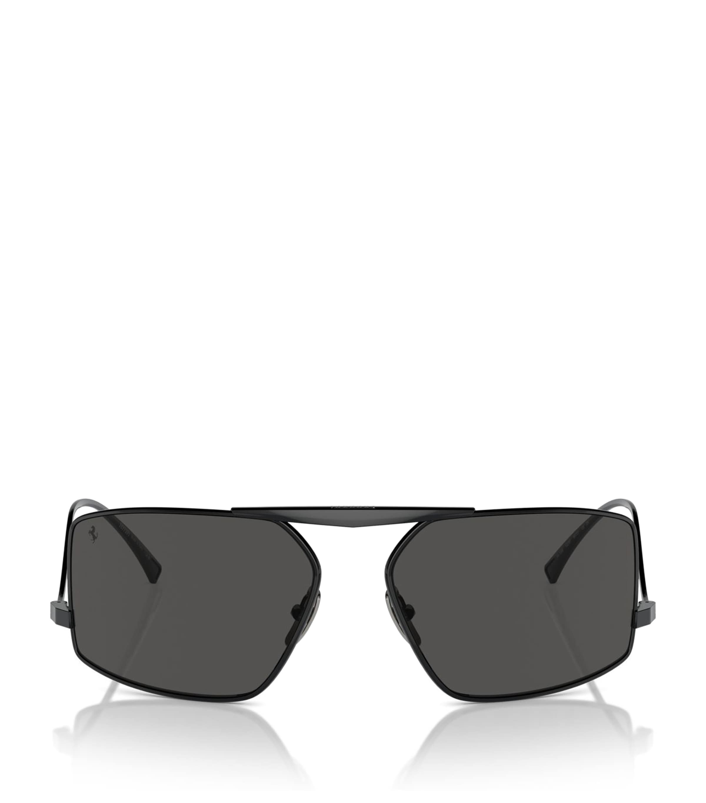 Ferrari Metal Fh1008 Sunglasses In Black