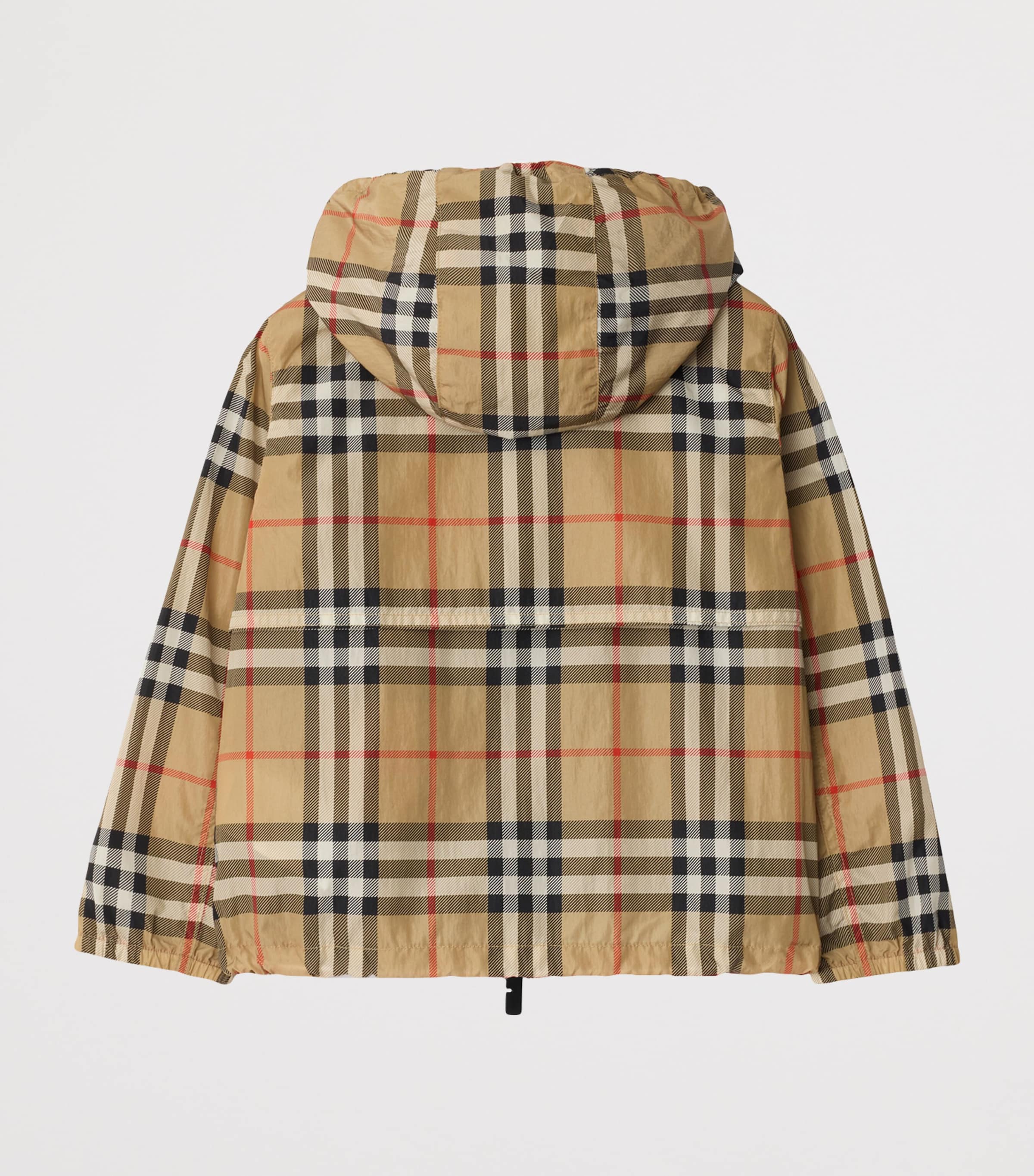 Burberry Kids Beige Burberry Check Packable Jacket (3-12 Years