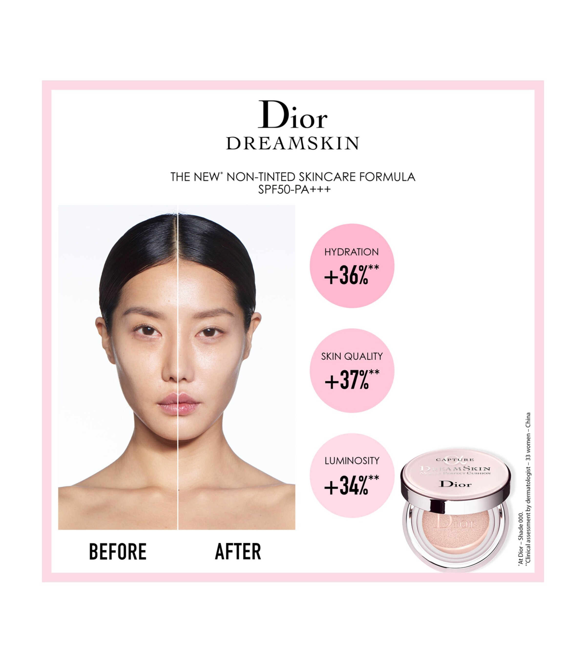 DIOR Capture Dreamskin Moist & Perfect Cushion Foundation SPF 50