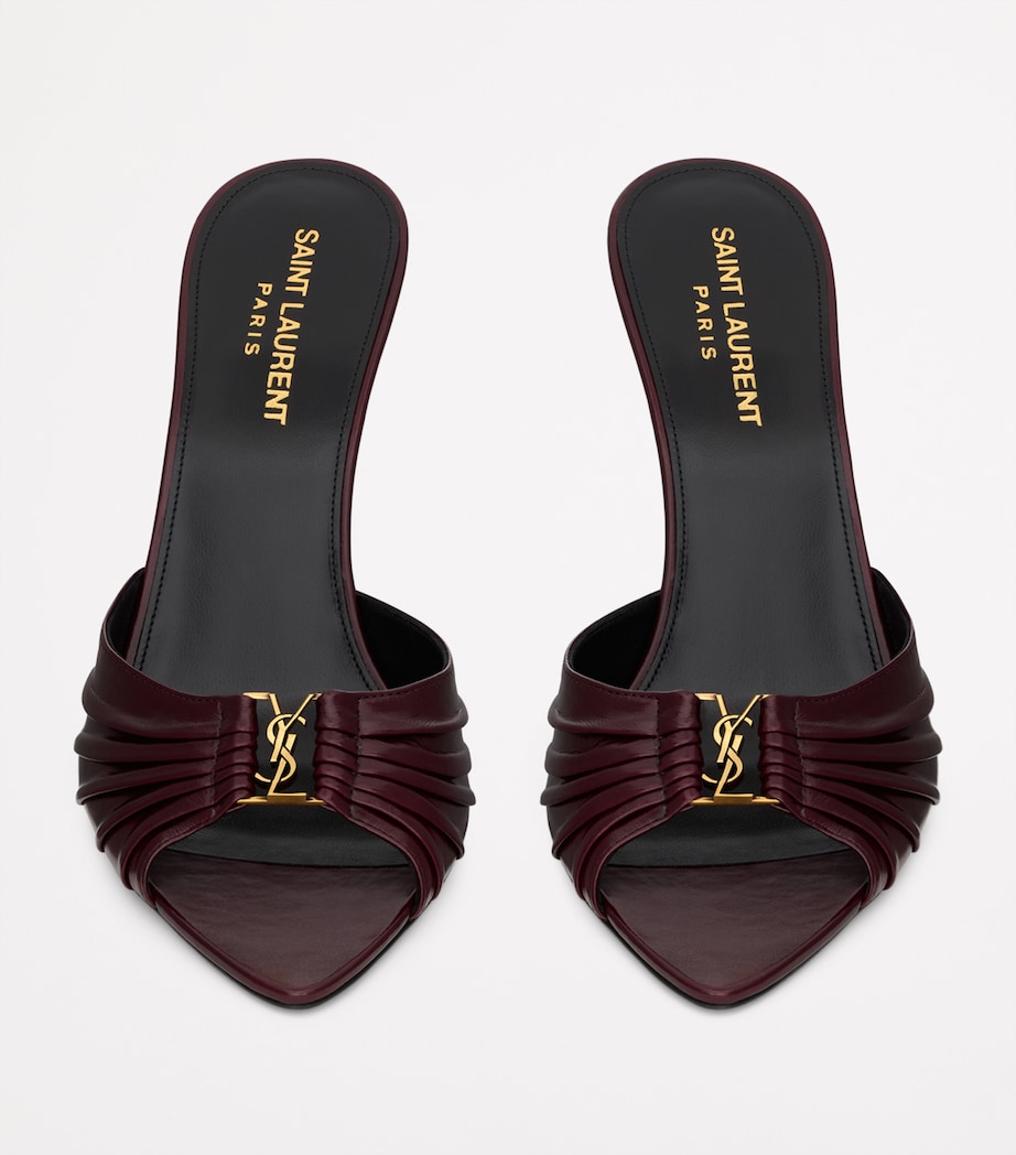 Leather Babylone Mules 90 6629 Image 2