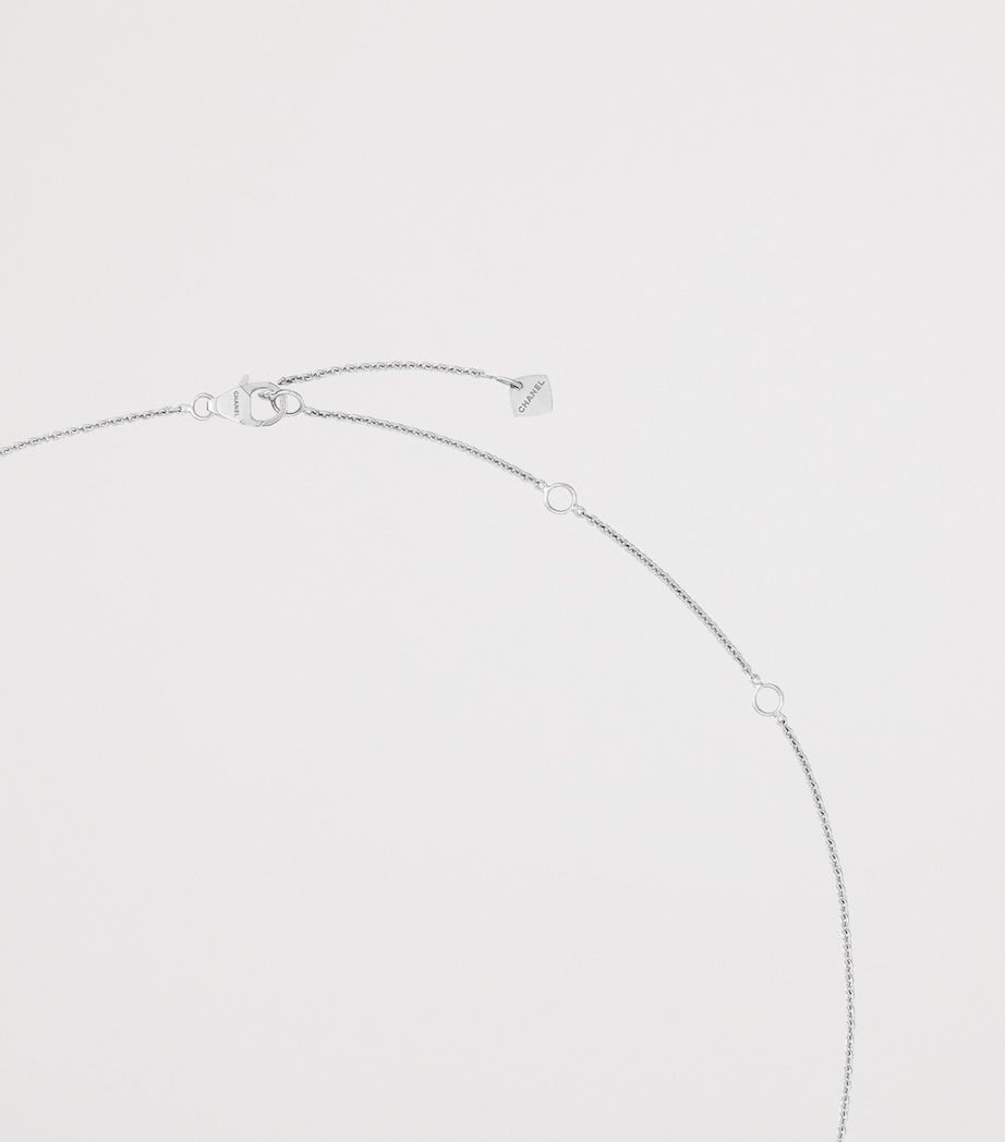 White Gold and Diamond Coco Crush Necklace WHITE GOLD Image 5