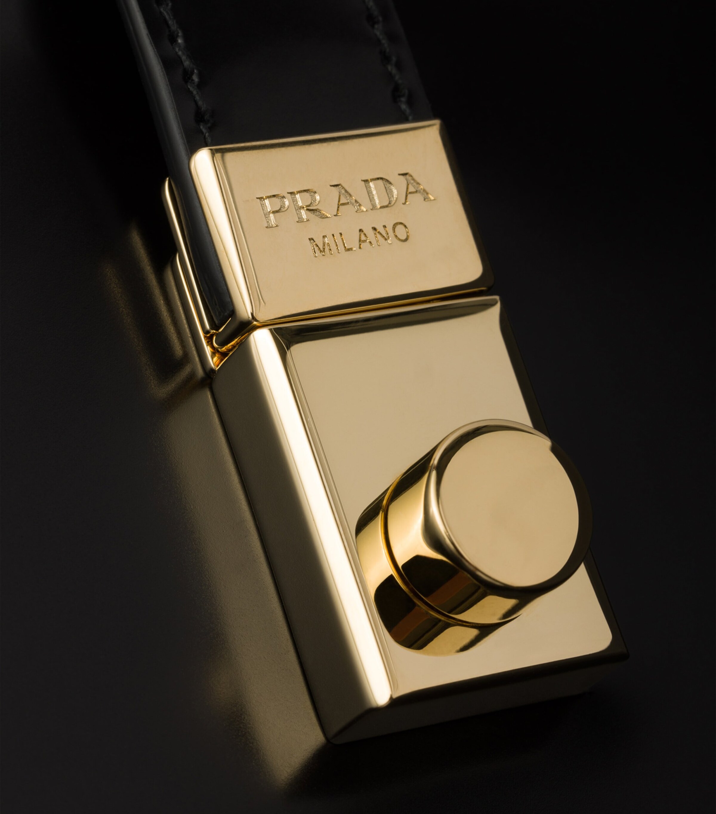 Prada Brushed Leather Cleo Shoulder Bag Image 6