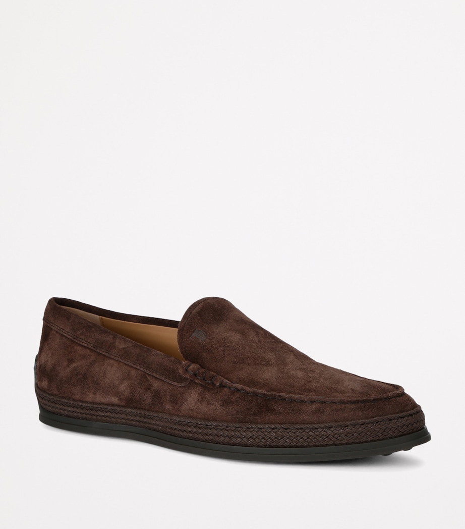 Suede Gomma Loafers DARK BROWN Image 3
