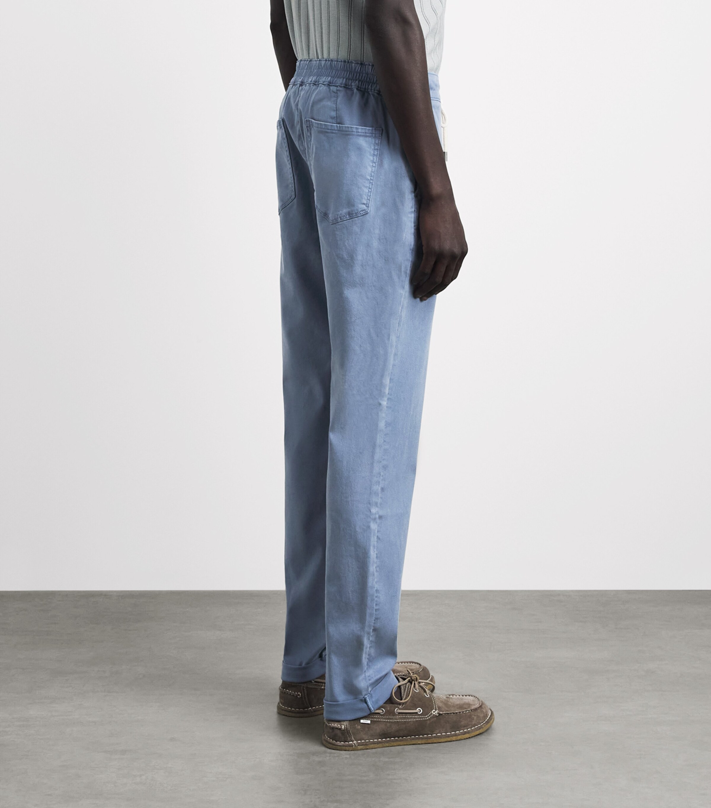 PAIGE Mens Drawstring Fraser Chinos Vint Lakeside Image 5