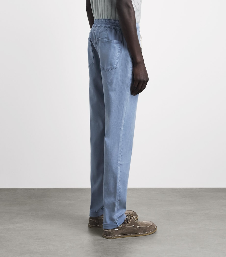PAIGE Mens Drawstring Fraser Chinos Vint Lakeside Image 5