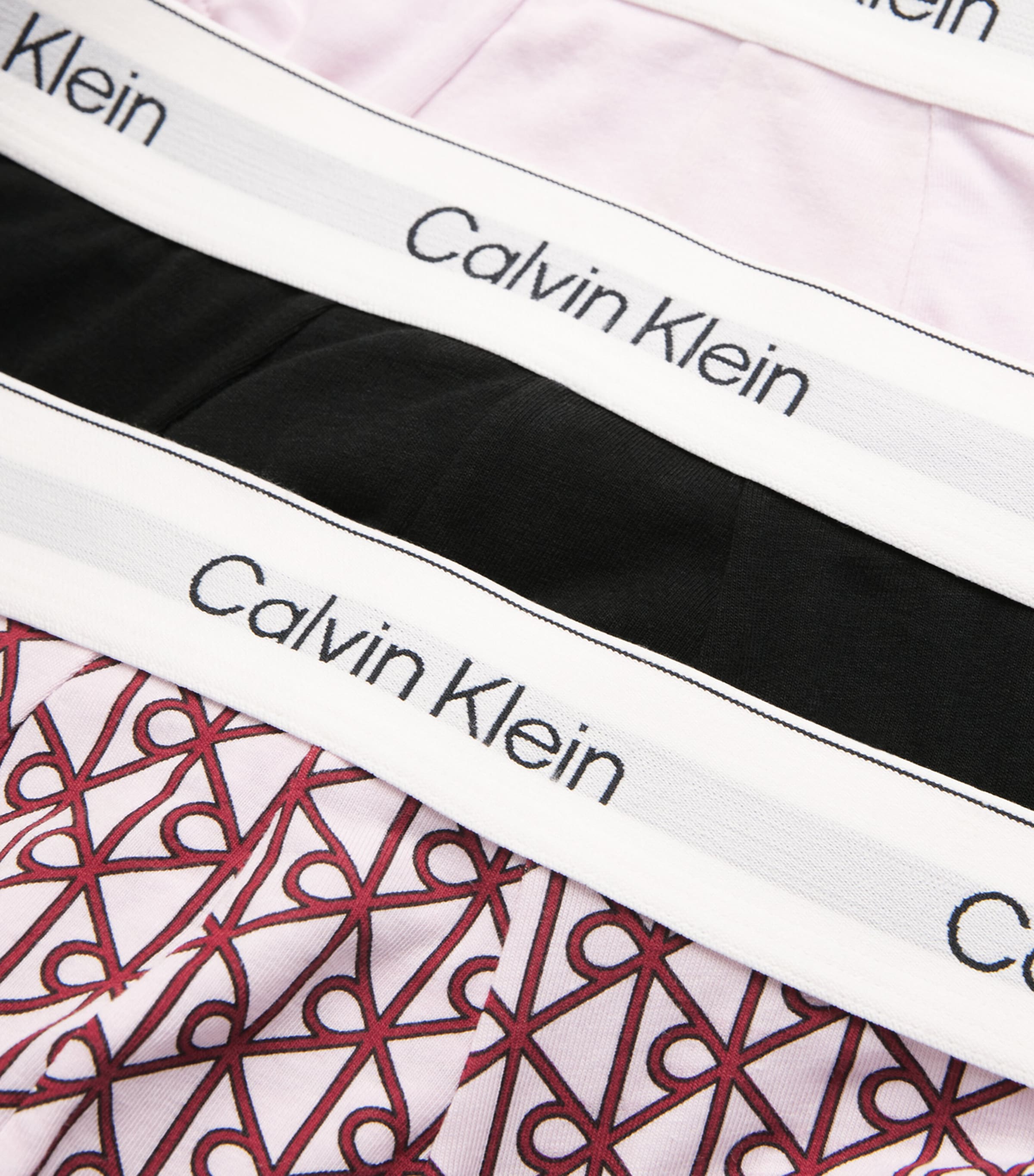 Cotton Stretch Icon Hip Briefs (Pack of 3) BLACK/BIJOU MODERN Image 5