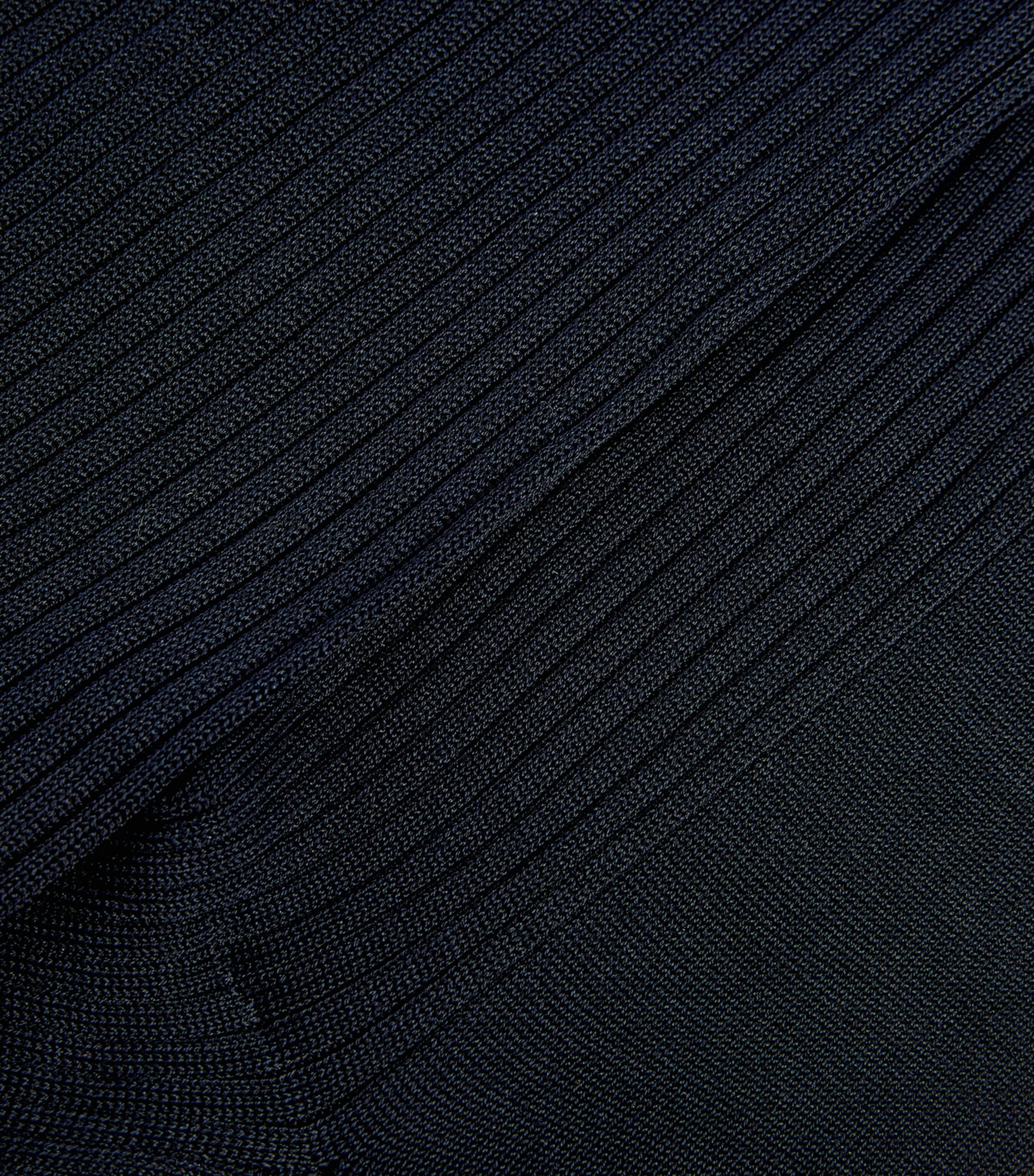 Doré Doré Mens Long Cotton Rib-Knit Socks Image 2