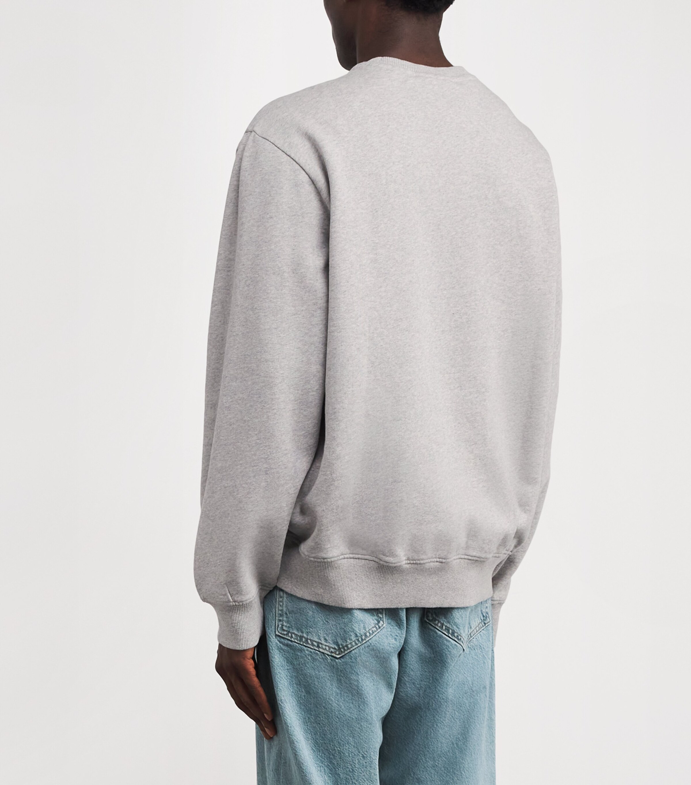 Cotton Callan Sweatshirt U199 LIGHT GREY Image 4