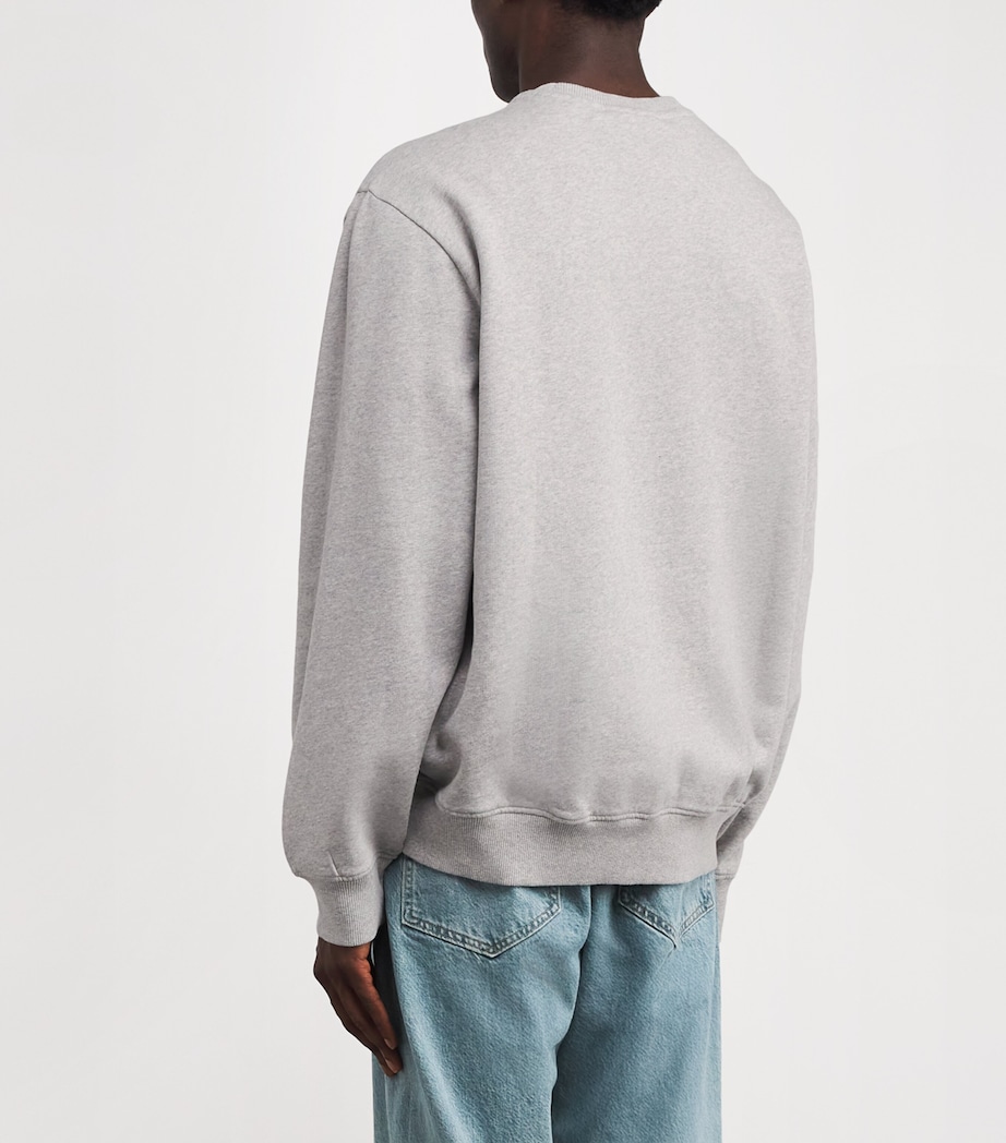 Cotton Callan Sweatshirt U199 LIGHT GREY Image 4