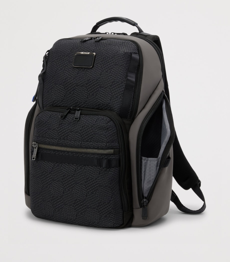 Tumi Alpha Bravo Search Backpack Black Geomatric Image 4