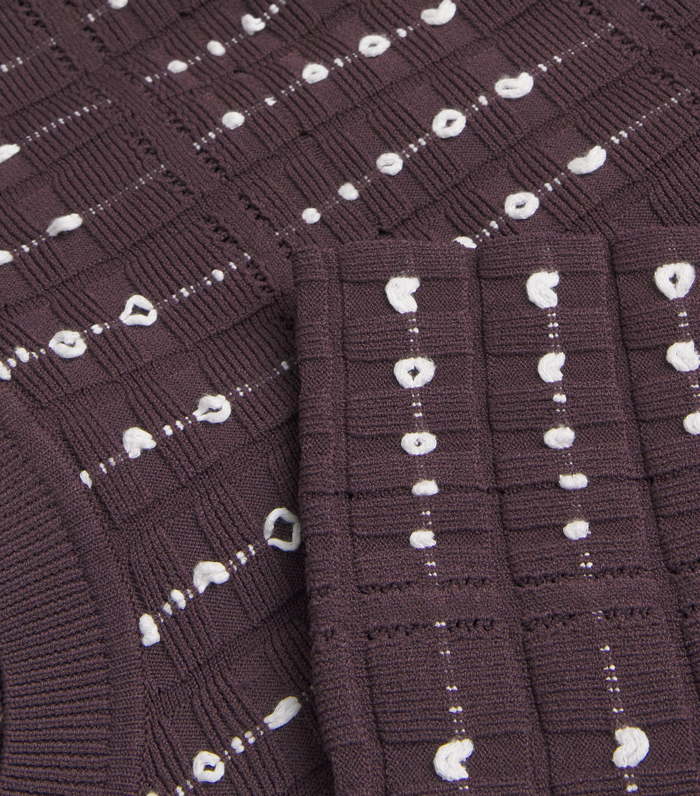 Fragmented Stripes Dress MARASCHINO/IVORY Image 5